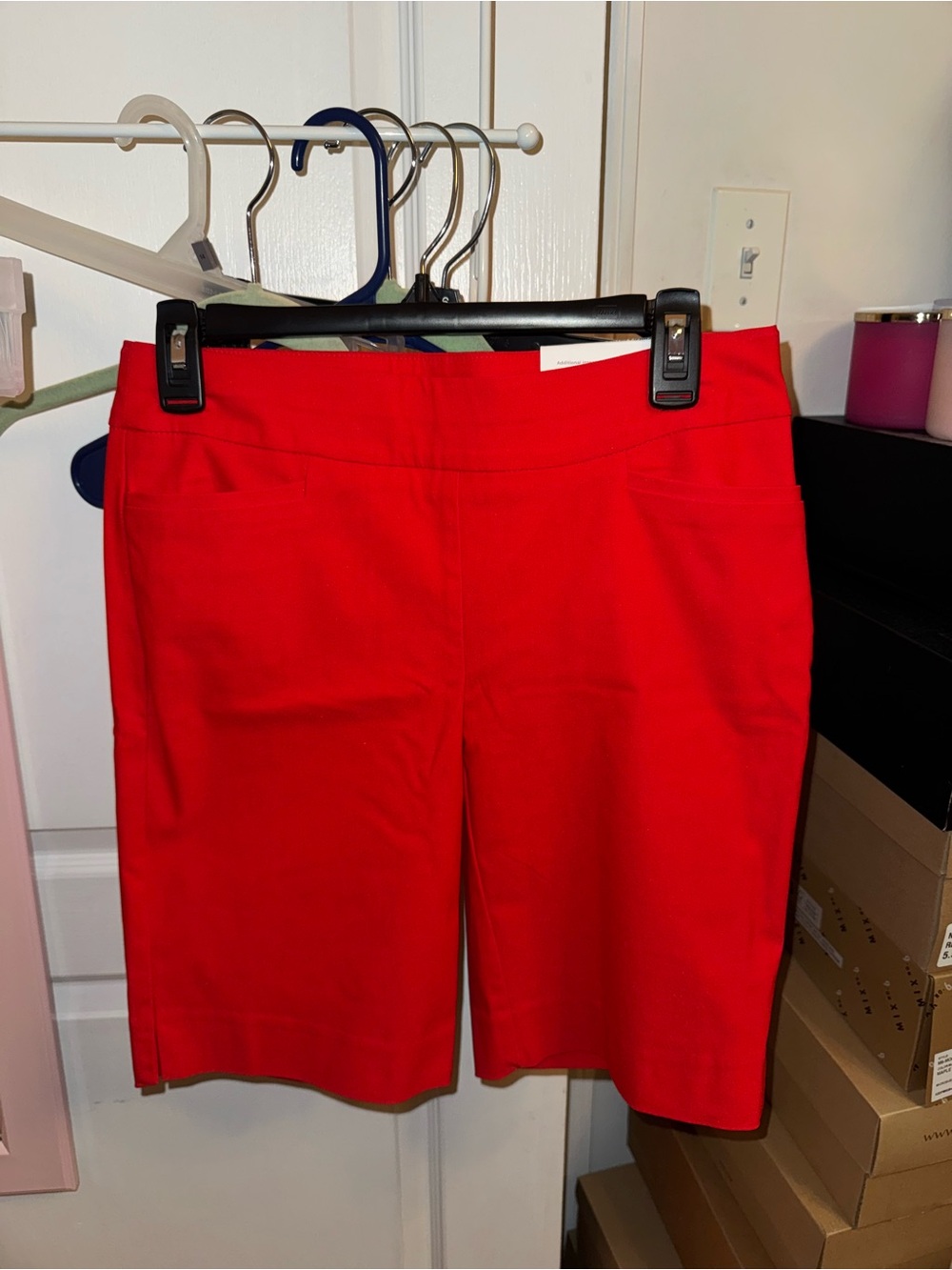 Chico's red shorts size 2